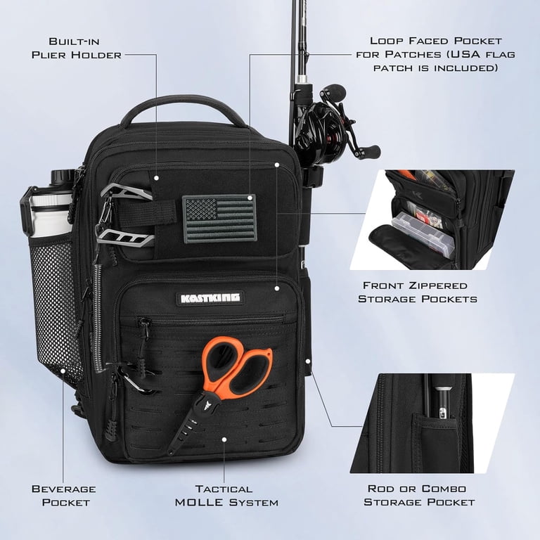 KastKing Tactical Sling Tackle Bag, 2-Pack photo 2