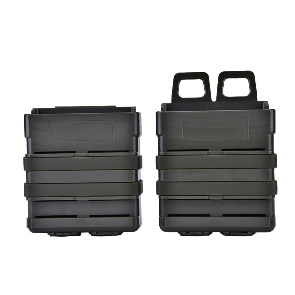 Knifun Plastic Magazine Pouch Set Holster for Molle System Vest Outdoor