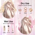 thumbnail image 3 of 3 Pcs Gourd shape Beauty Sponge Egg Puff Face Soft Puff Beauty Makeup Tool Sponge, 3 of 5