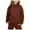1-Coffee2849, variant on WOYY Girls' Sweatsuits Long Sleeve Soft Hoodie Sweatpants Outfits Tracksuit Kids 2Pcs Set, Sizes 2-13