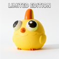 thumbnail image 2 of Squishy Relaxation Toys with Pop-Out Eyes and Slow Rising Design, 3.5 Inch Yellow Chick, for Kids and Adults, Squeeze Toy, 2 of 3