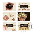 thumbnail image 4 of Geemin Set of 6 Happy Thanksgiving Cards with Envelopes Stickers Pumpkin Greeting Card for Fall Harvest Thank You Postcards, 4 of 6