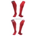 thumbnail image 4 of Lian LifeStyle Exceptional Girl's 1 Pair Knee High Sports Socks for Soccer, Softball, Baseball, and Many Other Sports XL002 Size XS Red, 4 of 4