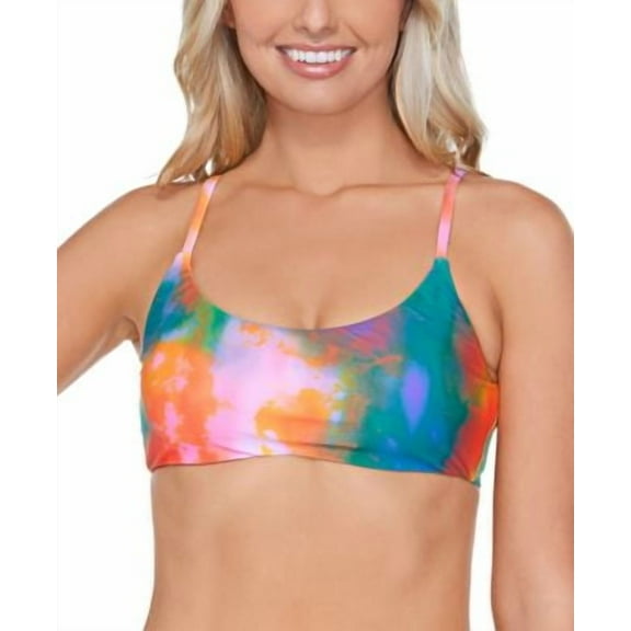 Raisins Women's Juniors' Selah Bikini Top Swimwear Multi Size M