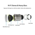 thumbnail image 2 of EWA A104 Mini Bluetooth Speaker, Micro SD Card Plug and Play HiFi Stereo Heavy Bass, Metallic USB Computer Portable Wireless Speaker (Blue), 2 of 7
