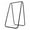 Black, variant on Thehsnt A-shaped Strong Load Bearing Anti-deformed Hammock Chair Stand Swing Seat Metal Support Rack, Only Stand without Hammock Chair