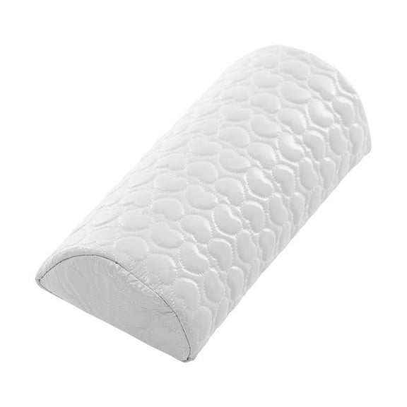 Nvzi Soft Nail Art Pillow Hand Holder Cushion Arm Rest Support Manicure Equipment Soft Column Nail Pillow Salon Hand Holder Arm Rest Manicure Nail Art Accessories Tool White