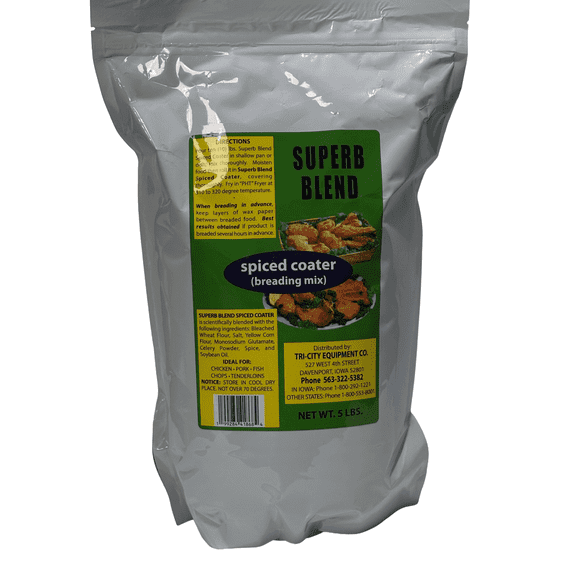 Kalmes Foods Spiced Coater Mix All Purpose Breading Chicken & Fish 5 lbs
