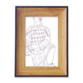 thumbnail image 1 of Terracotta Warrior China Chinese Drawing Photo Frame Exhibition Display Art Desktop Painting, 1 of 3