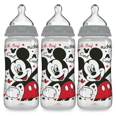 NUK Smooth Flow Disney Bottle, Mickey Mouse, 10 oz,