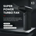 thumbnail image 1 of 130000 RPM Turbo Blower Jet Fan Violent Turbofan Brushless Motor Rechargeable, 1 of 11
