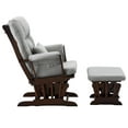 thumbnail image 2 of Angel Line Monterey II Glider and Ottoman, Espresso Finish with Gray Cushions, 2 of 5