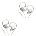 thumbnail image 3 of Methold KZ Teléfono móvil Auriculares con cable Cancelación de ruido Auriculares desmontables en la oreja Computadora Tablet MP4 Auriculares Micrófono transparente 2piezas, 3 of 6
