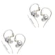 thumbnail image 2 of Cateissary Auriculares con cable KZ para correr, trotar, cancelación de ruido de 3,5mm, auriculares desmontables, auriculares HiFi para Micrófono transparente 2Conjunto, 2 of 6
