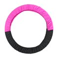 thumbnail image 2 of Funda protectora para anillas de gimnasia artística, apta para anillas de 10 cm a 85 cm. Negro y rosa, 2 of 9