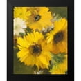 thumbnail image 2 of Loreth, Lanie 12x14 Black Modern Framed Museum Art Print Titled - Bright Yellow Sunflowers, 2 of 5
