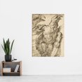 thumbnail image 2 of Bartolomeo Passerotti Study Of An Eagle Extra Large Art Print Wall Mural Poster Premium XL, 2 of 3