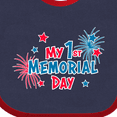 thumbnail image 4 of Inktastic My 1st Memorial Day Boys or Girls Baby Bib, 4 of 4