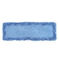 thumbnail image 5 of Better Trends 20" x 60" Bathroom Runner Mat, 100% Cotton Non-Slip Bath Rug, Water Absorbent, Machine Washable for Bathroom and Shower Use, Blue Shaggy Border Collection, 5 of 6