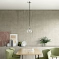 thumbnail image 4 of 53641-91-Livex Lighting-Glendon - 1 Light Pendant-15 Inches Tall and 8.25 Inches Wide-Brushed Nickel/Polished Chrome Finish    -Traditional, 4 of 14