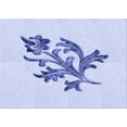 thumbnail image 1 of Ahgly Company Machine Washable Indoor Rectangle Transitional Lavender Blue Area Rugs, 8' x 12', 1 of 7