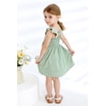 thumbnail image 5 of Younger Tree Baby Girl Dress Kid Summer Sleeveless Beach Casual A-line Sundress for 4-5T, 5 of 8