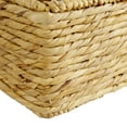 thumbnail image 6 of DecMode Coastal Water Hycinthia Storage Basket, 13"W, 15"H, Brown, 1 - Piece, 6 of 10