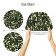 thumbnail image 2 of Camouflage Dark Green Silk Bonnet for Sleeping Women Men, Adjustable Elastic Satin Bonnet Bonnet for Sleeping, Soft Similar Silk Curly Cuteness Hair Bonnet for Sleeping, 2 of 7