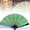 Green, variant on Boots on The Ground Fan, Party LED Hand Fan, Light up Fans for Line Clacking Dancing for Women Foldable, Line Dance Popping Fans, Hand Fan Glowing Stage Performance, Birthday Wedding Decor (Red)