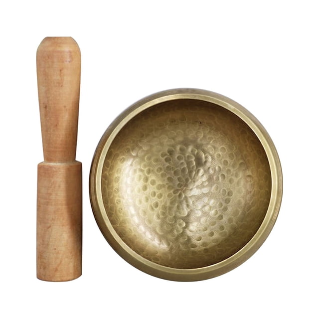 Cuenco de sonido de Buda Tazón de Canto Budista Tibetano Buddha Sound Bowl Instrumento Musical para Meditar con Stick Yoga Decoración Del Hogar Tomshoo Cuenco de sonido de Buda
