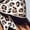 Black, variant on Vintage Fall Pumpkin Shirt: Preppy Leopard Bow Design T-Shirt