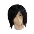 thumbnail image 1 of Cabeza de maniquí de práctica,Cabeza de maniquí masculino con cabello humano para cosmetología,Cabeza de maniquí para corte de cabello,peinado y peluquería.,Cabeza de maniquí de cabello, 1 of 8