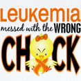 thumbnail image 2 of CafePress - Leukemia Messed With Wrong Chick Infant Bodysuit - Baby Light Bodysuit, Size Newborn - 24 Months, 2 of 4