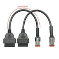 thumbnail image 5 of Yammee Motorcycle Adjustments Scan Tool Cable for 6+4 Pin Interfaces OBD Data Transfer, 5 of 9