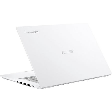 ASUS - 14" Chromebook Plus Laptop - Intel Core i5 1335U - 8GB Memory - 128GB SSD - Pearl White