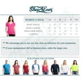 thumbnail image 4 of Shop4Ever Women's Donald Trump 2024 Presidential Election Slim Fit V-Neck T-Shirt Small Heather Royal Blue, 4 of 5