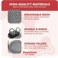 thumbnail image 4 of GFDYREE Step in Dog Harness for Small Dogs No Pull, Large, Light Gray - Adjustable Harness with Padded Mesh Fabric and Reflective Trim - Buckle Strap Harness for Dogs, 4 of 7