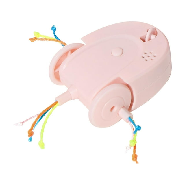 GROWTH TANK Électrique Chat Jouet Interactif Fonctionnement Automatique Batterie Alimenté Exercice Teaser Rose