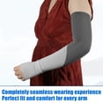 thumbnail image 5 of Vocoste 1 Pair Cooling Arm Sleeves for Women Sports Arm Sleeve Covers Sun Protection Gray, 5 of 7
