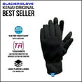 thumbnail image 3 of Glacier Outdoor Kenai Original Black Water-Resistant Unisex 2MM Fleece-Lined Neoprene Gloves XL, 3 of 7