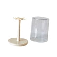 thumbnail image 4 of Vitrina giratoria, caja de almacenamiento, soporte de exhibición versátil, vitrina para figuras de acción, colgantes grandes, objetos de colección, amarillo, 4 of 7