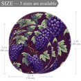 Small Area Rugs Bathroom Rugs Branches of Grapes Fruits NonSlip Throw