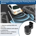 thumbnail image 4 of Sensores de estacionamiento de reversa Unique Bargains No.3C0919275AD para Volkswagen Passat B7 Saloon 2.0 TDI 2010-2014 Sensor de asistencia de estacionamiento negro 1 Pc, 4 of 6