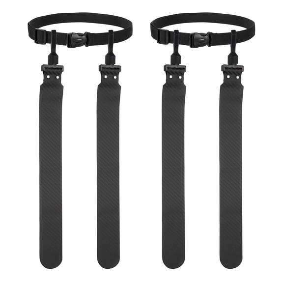 Uxcell Flag Football, Adjustable Flag Football Belts with 1 Belt and 2 Flags Easy Tear Away 2Pcs & Black - Fitting For(Youth/Adults Players Training Equipment/Competition)
