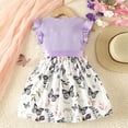 thumbnail image 4 of RIJOPUTY Junior Dresses for Teen Girls Toddler Dresses 4t Dress Up Clothes 4t Medium Girls Clothes Little Girls Size 6 Disfraces Para Niñas Girls 3t Clothes 3 Year Old Girl Clothes Summer Baby, 4 of 7