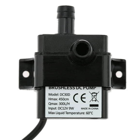 Bomba sumergible, bomba de agua DC 12V 4.5m / bomba de circulación para pecera / 60 ℃ Anself 12V