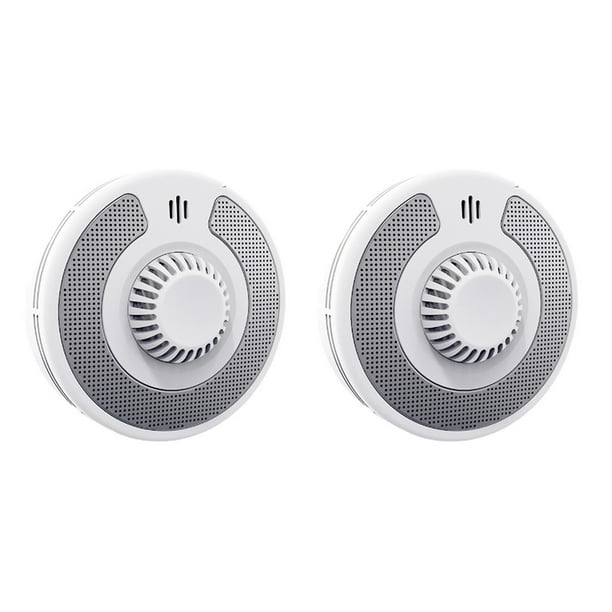 2X Detector de Inteligente Wi-Fi con Control de Aplicación Tuya, Alarma de WiFi con Batería de Litio Sellada de 10 Años, BS 5446-2, VH03W