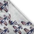 thumbnail image 6 of Ambesonne Airplane Grommet Curtain, Airships Above Clouds, 50" x 54", Navy Blue Red White, 6 of 6