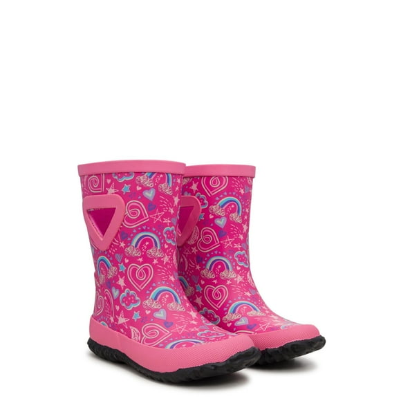 Elements Toddler Girls' Twisty Heart Waterproof Rain Boot