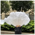 thumbnail image 6 of Ostrich Feather Fans Wedding Dance Party Turkey Feather Carnival Performance Accessories Plume Crafts, 6 of 7